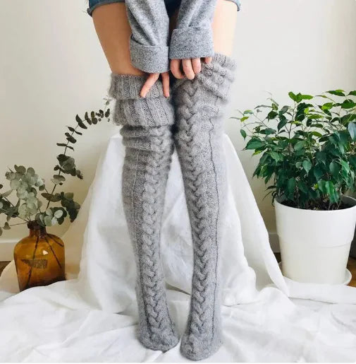 Women’s Over-the-Knee Winter Knit Socks