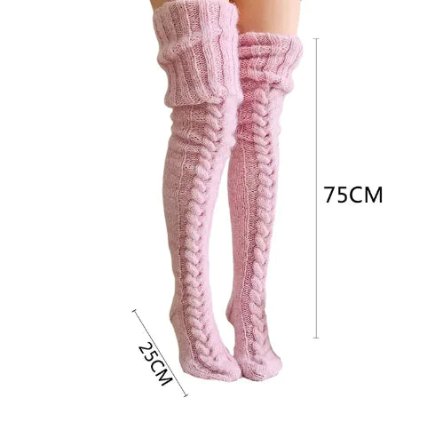 Women’s Over-the-Knee Winter Knit Socks