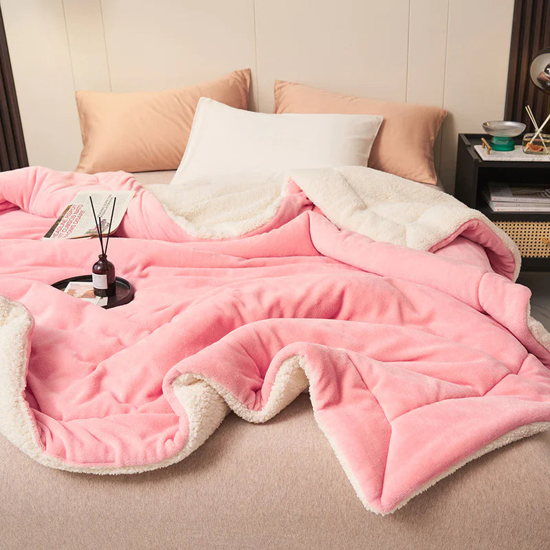 Double-Layer Fleece Blanket