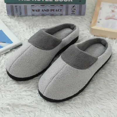Men’s Waterproof Anti-Slip Winter House Slippers