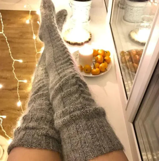 Women’s Over-the-Knee Winter Knit Socks