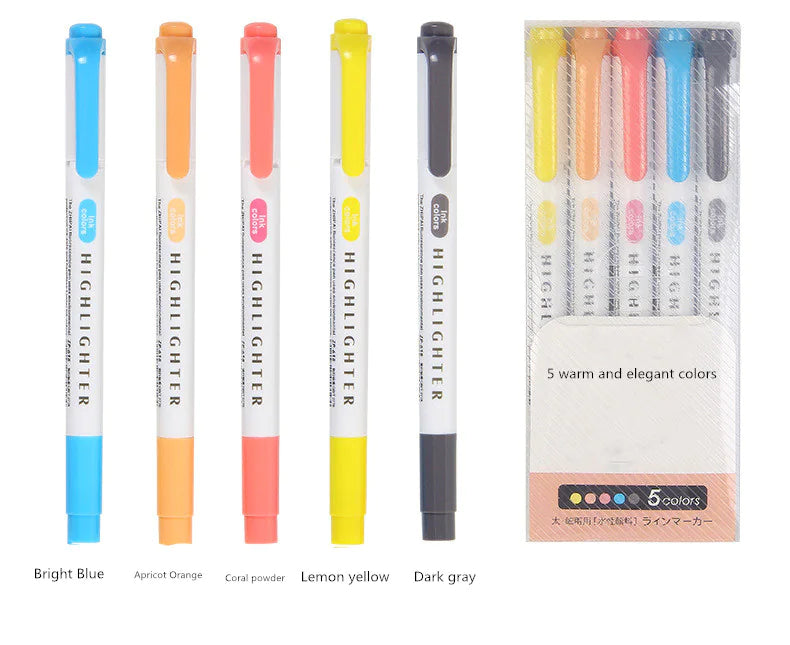 Snug Notes Double-Ended Highlighter Set
