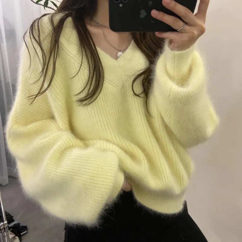 Cozy Mink Wool Sweater