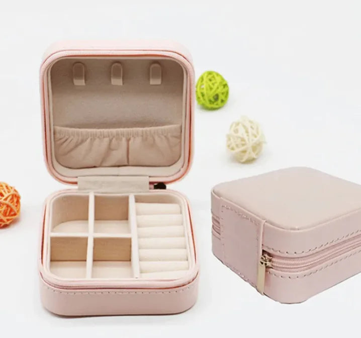 PU Leather Mini Jewelry Organizer